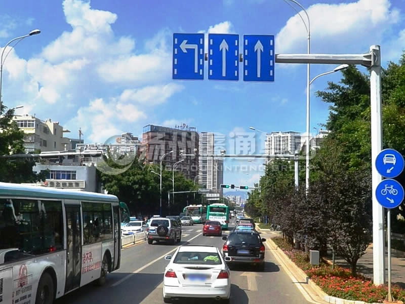 BZG-007，交通標志桿，分道標志桿