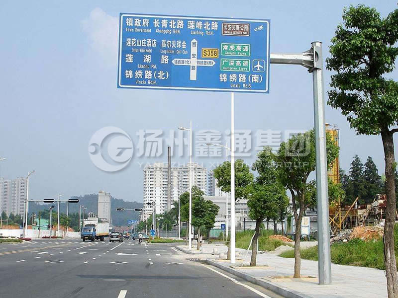 BZG-008，交通標志桿，八棱交通標志桿