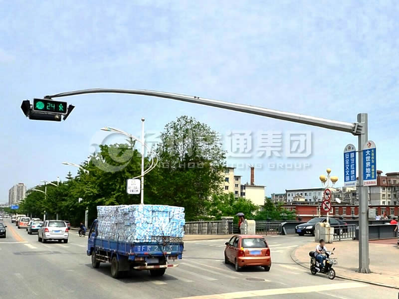 XHDG-048，吊籠式信號燈桿，吉林信號燈桿