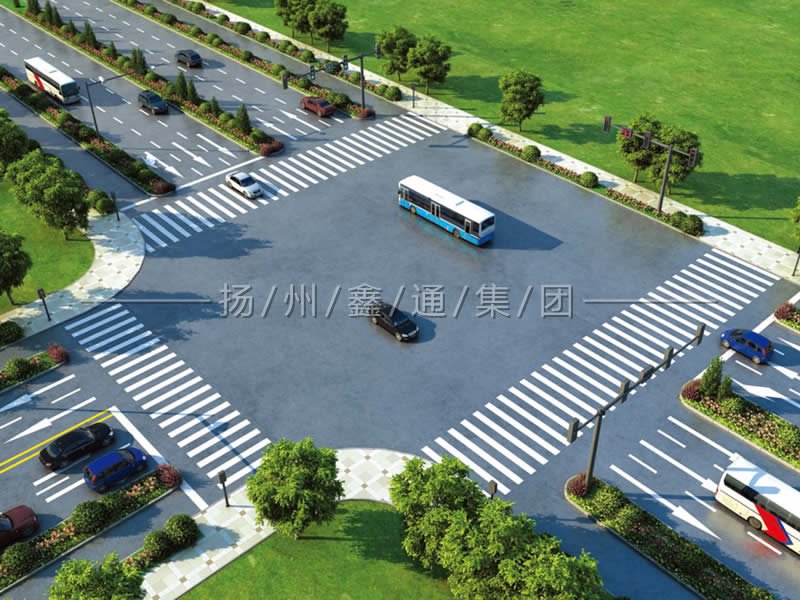 雙向六車(chē)道丁字路口信號燈方案